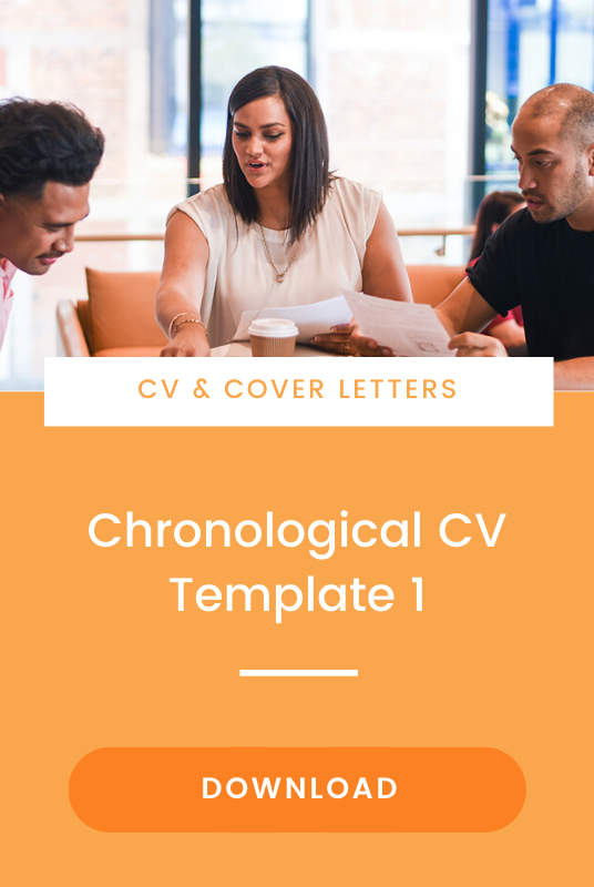 Chronological Cv Template For 2020 Clair Visualcv